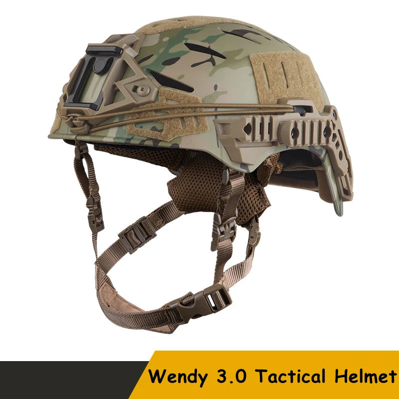 Upgrade Airsoft Helmet Wendy3.0 Style Lightweight Tactical FAST Helmets System W/ Suspension Systems Rails