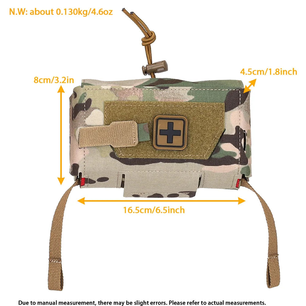 Compact Trauma Pouch V3 Tactical Molle Medical Bag MD2 IFAK Pouch For Airsoft Hunting Plate Carrier Waist Belt Gear