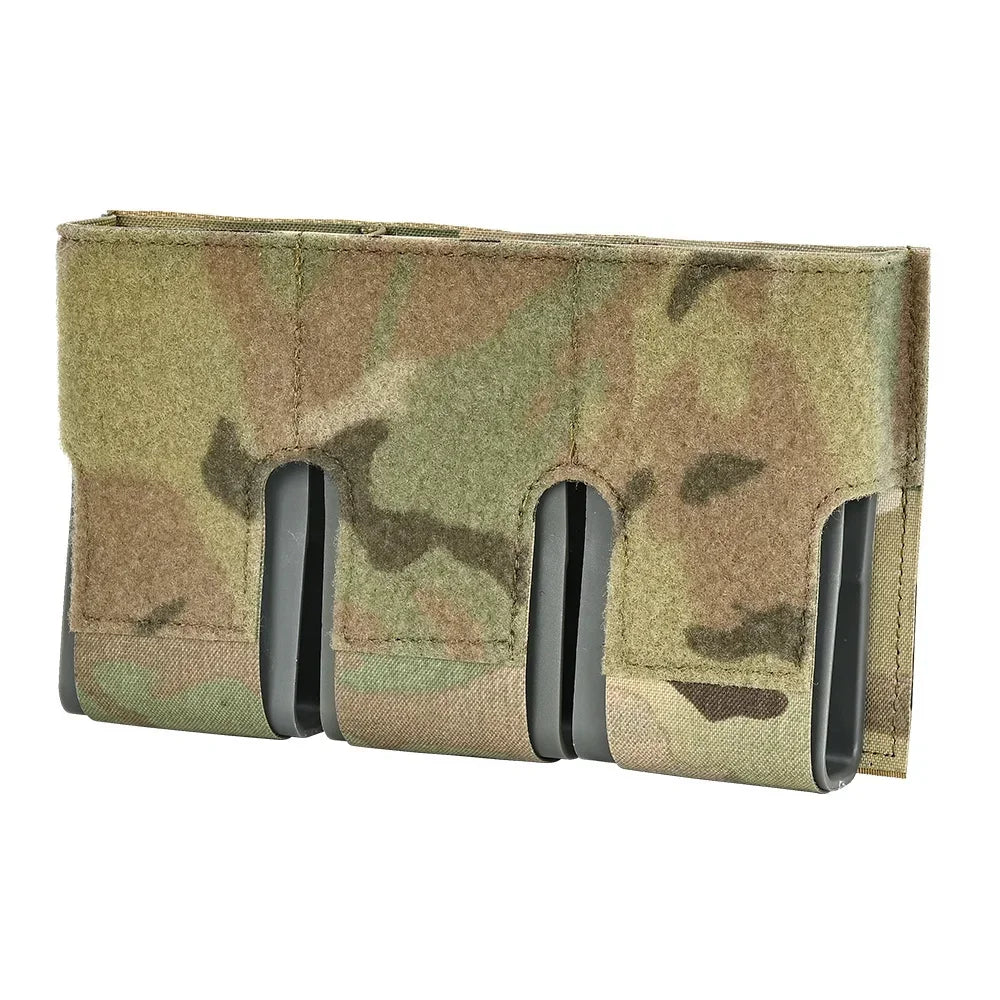 Tactical Triple 556 Magazine Pouch Airsoft Pistol Mag Pouch Kangaroo Insert 5.56 AR Magazines Hunting Bag Plate Carrier