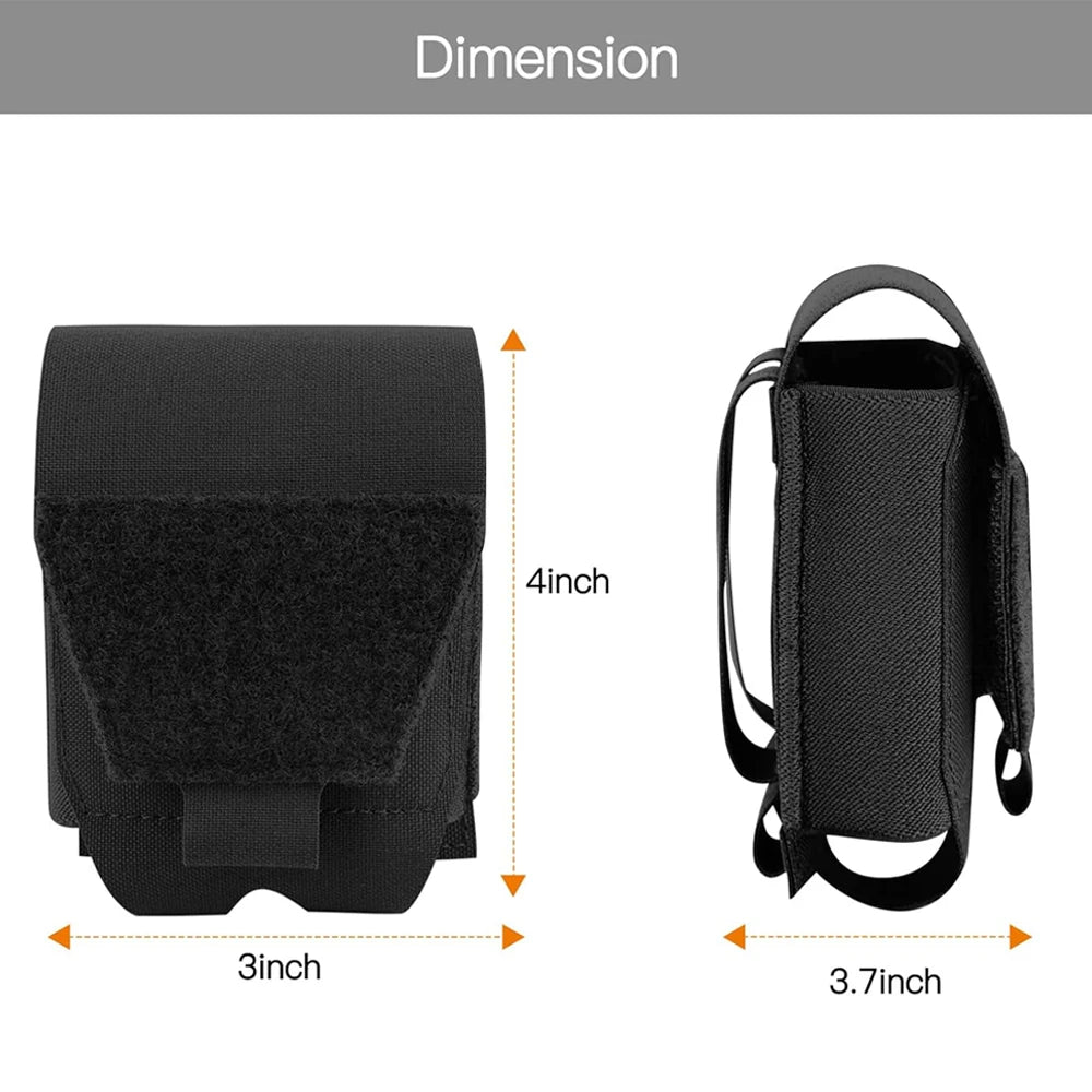 Handcuffs Pouch Molle Shackles Case Universal Handcuffs Holster Quick Release Standard Chain Cuffs Holder for Tactical Vest