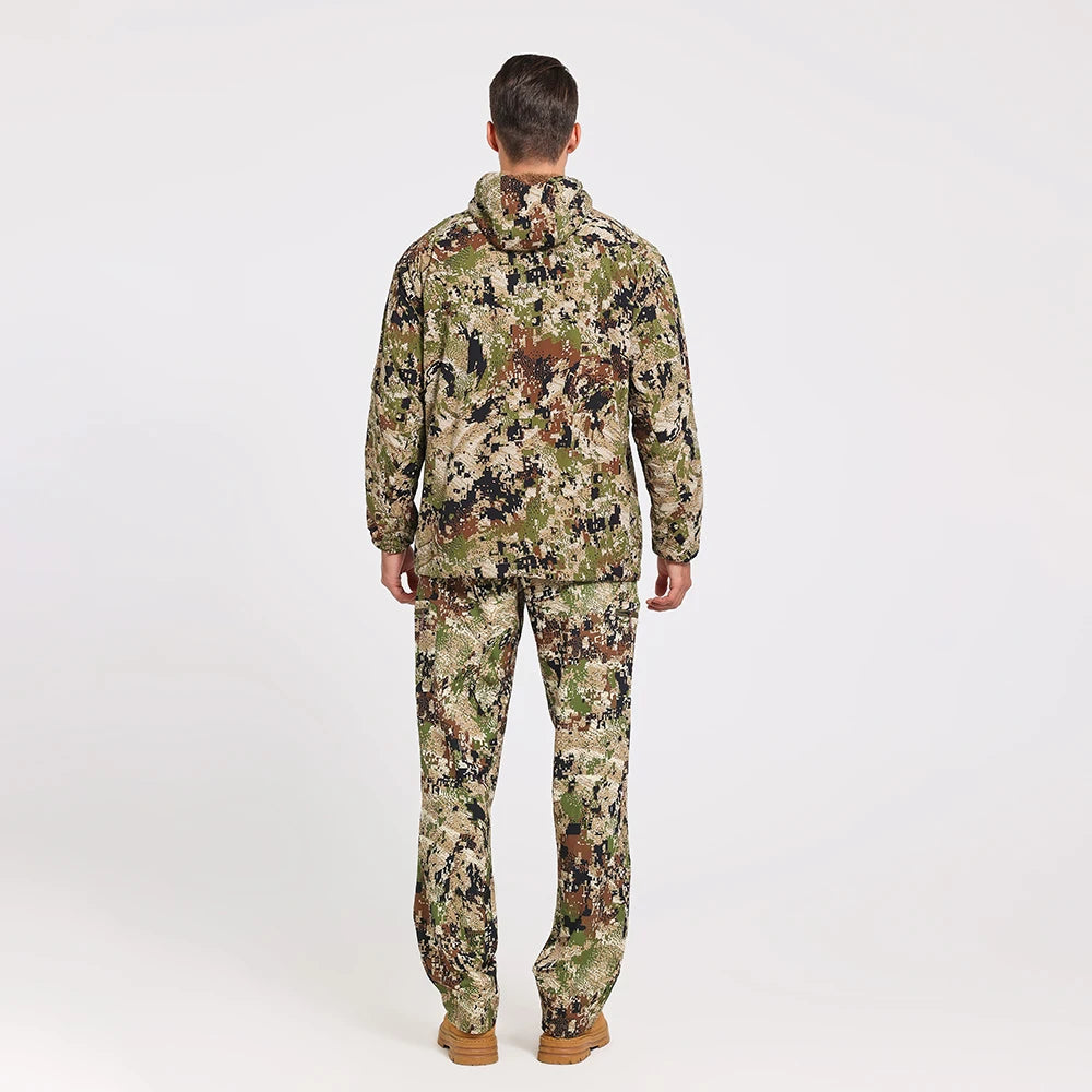 Ambient Hoodie Hunting Apparel Outdoor Camo Hoodie Spring Fall Fleece Lining Hunting Light Jacket