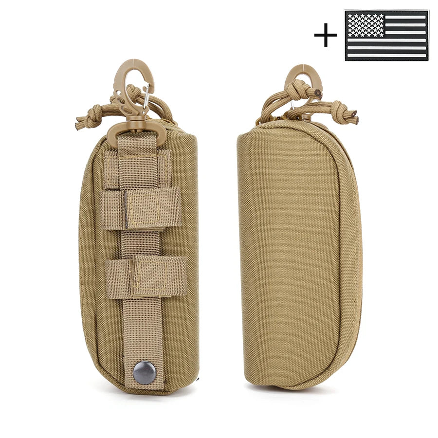 Outdoor travel glasses storage box, multifunctional portable small item storage bag, wear-resistant portable bag