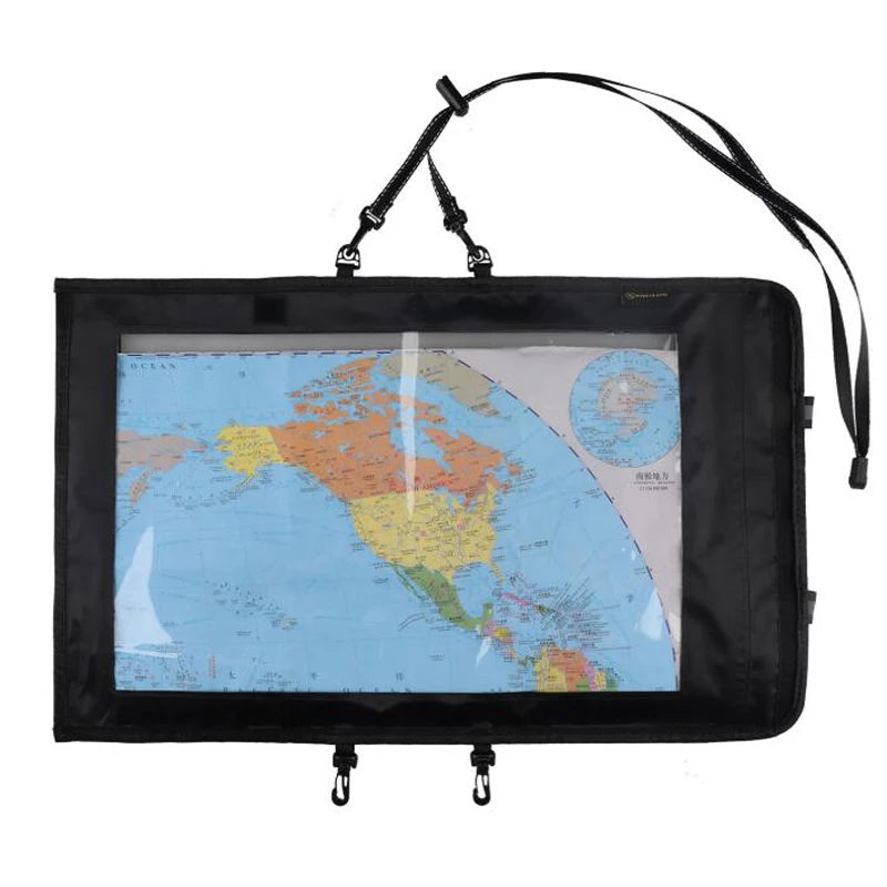 Tactical Hunting Portable Clear Camping Outdoor Waterproof Map Bag Cover Case Hiking Passport Holder Folding Storage Pouch Pack
