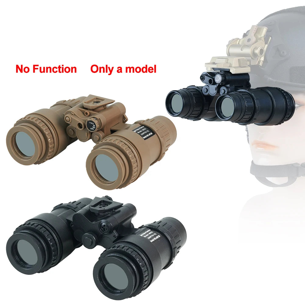 BOOIU Helmet Model PVS15 Night Vision Two-Tube Night Vision Device With Battery Case Sports Helmet Accessory No Function Model