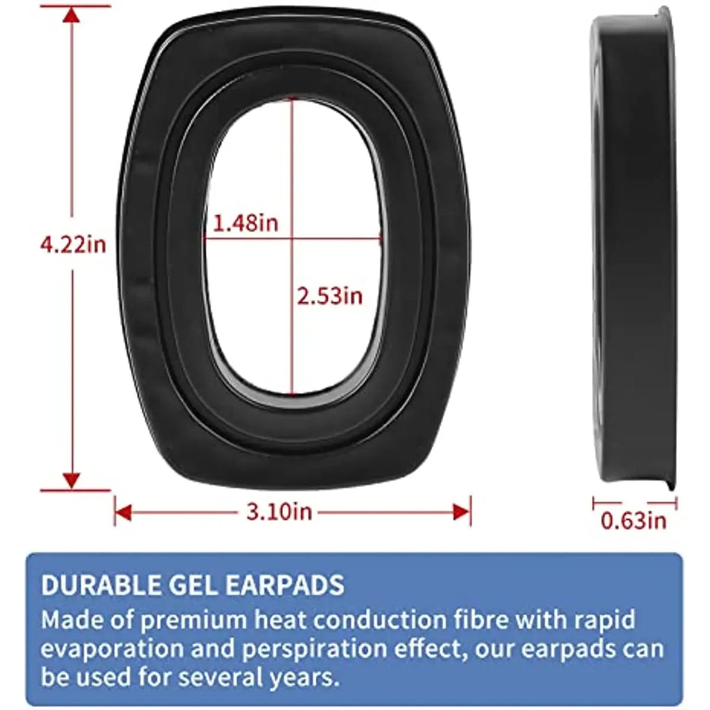 Replacement Ear Pads for WK Razor/Howard Leight/3M Peltor Protection Headset Cushions Earcups Replacement Gel Ear Earmuffs