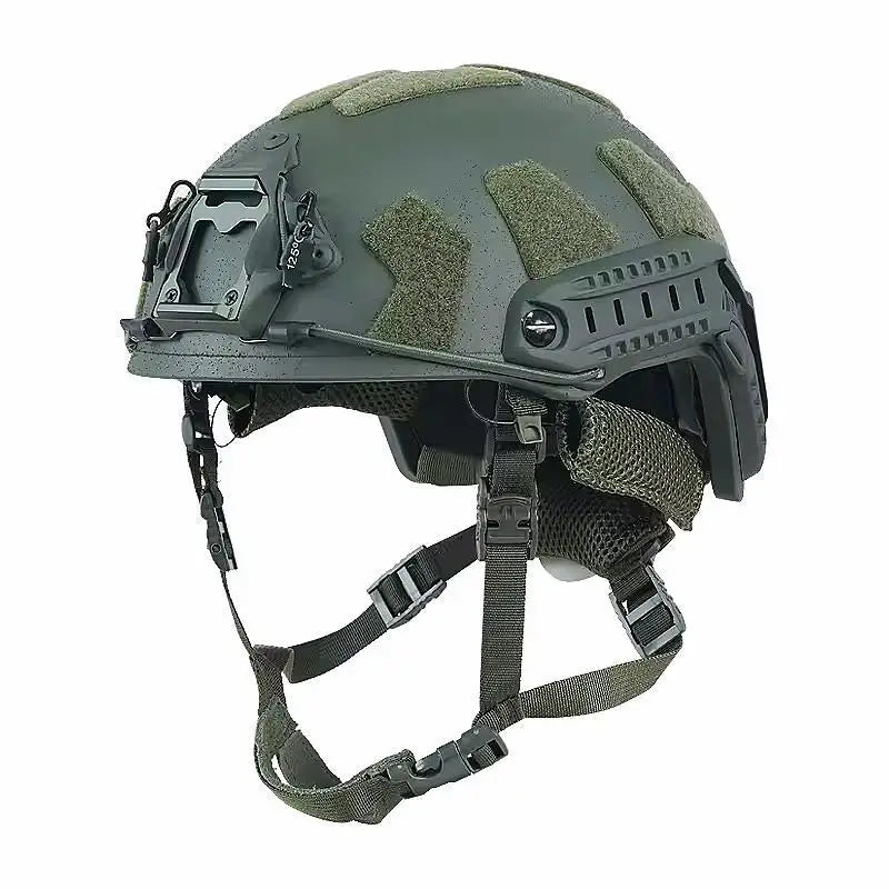 FAST Tactical Helmet FRP Velcro Ballistic Helmet High Cut Wendy Suspension With Double-Lineed Adjustable Knob Ballistic Helmet
