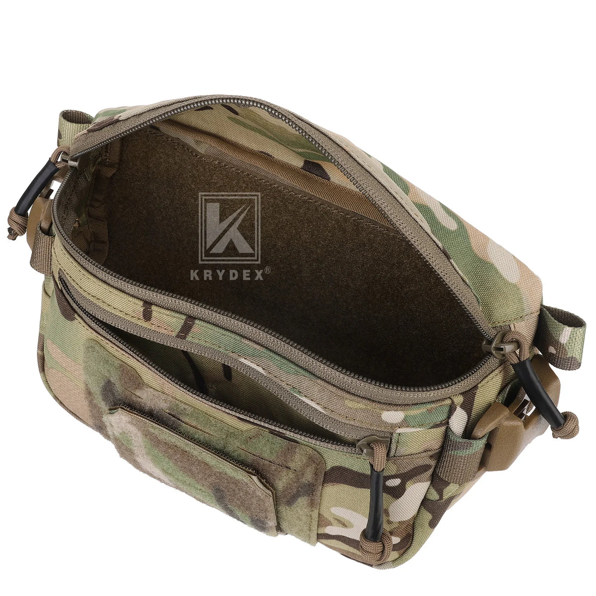 KRYDEX Tactical Hanger Pouch 3-in-1 Convertible Dangler Drop Pouch Multi-Function Sling Tool Bag Waist Fanny Abdominal Pack