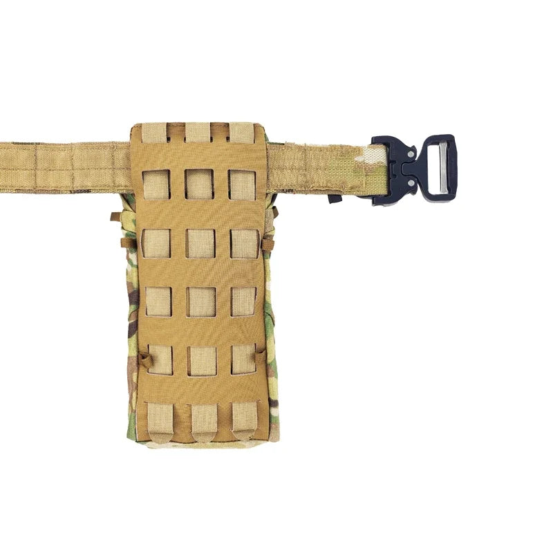 Tactical Vertical 12X5 Storage Bag Airsoft Plate Carrier Molle GP Pouch Gear Hunting Vest Utility Back Panel Pouch Multicam