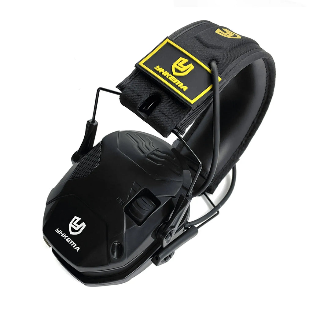 NEW Electronic Shooting Headset Hanging Helmet Version Tactical Shooting Active Noise Reduction Headphones NRR 23dB YHKEMA