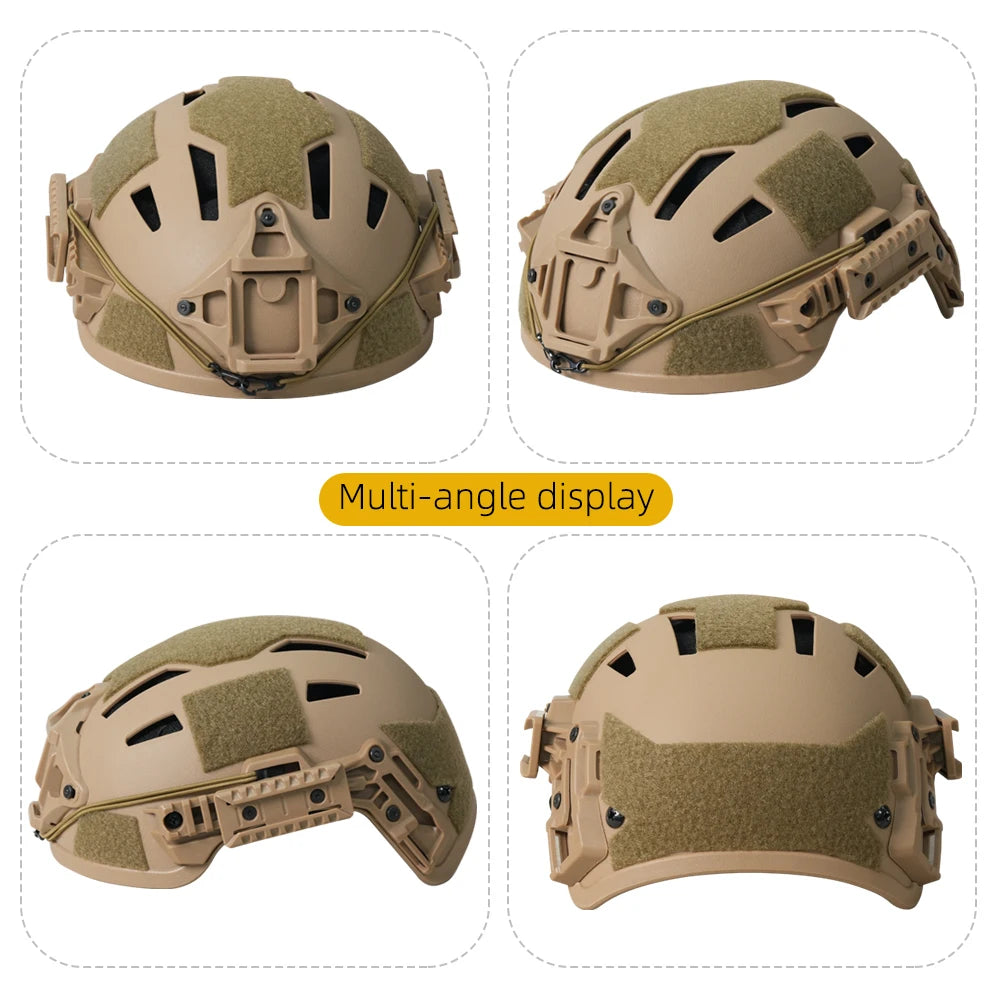 BOOIU MH Helmet High-Cut Iraqi Live-Action Game Cs Outdoor Head Circumference 55-57cm Protective Equipment Tactical Helmet
