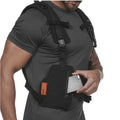 Multi-function Vest Outdoor Sports Fitness Men Protective Tops with Pockets Summer Casual Work Vest Camping Fishing Sleeveless