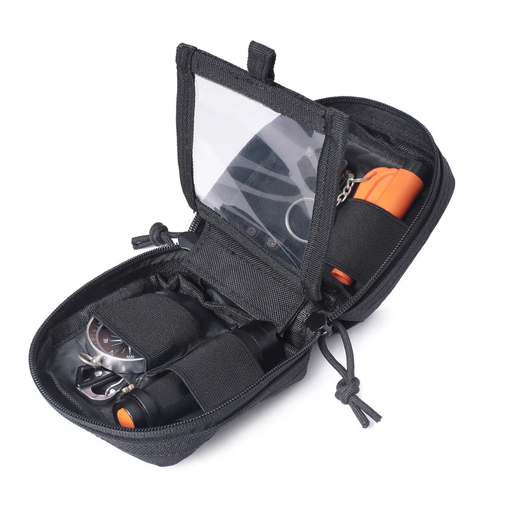 Mini Tactical Molle Compact Ammo Pouch - Small Admin Molle Pouches EDC Tool Utility Multi-Purpose Waist Belt Pouch
