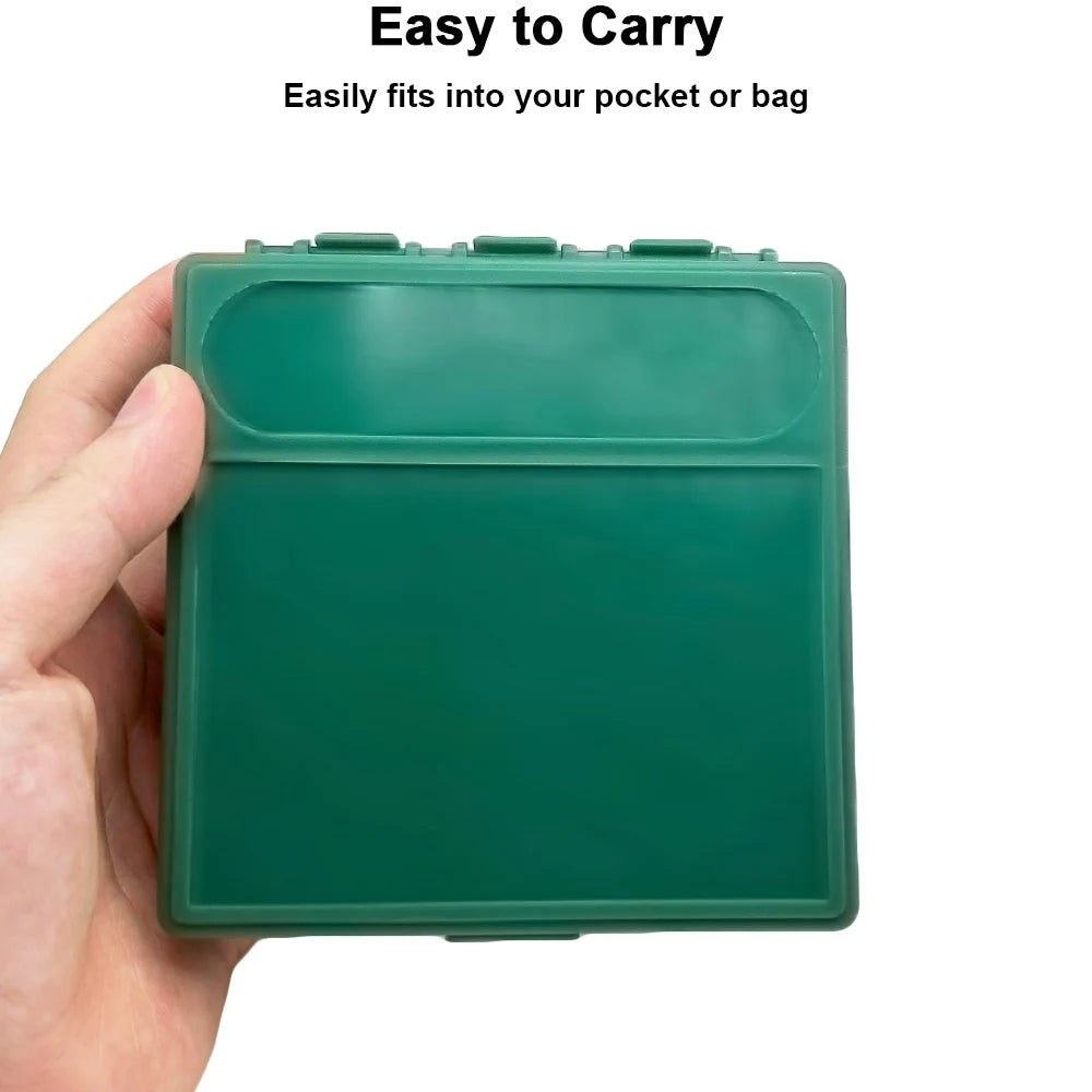 Tactical Bullet Box Ammo Case 9mm .223 5.56mm Pistol Rifle Ammo Carry Storage Box Flip-Top Hunting Bullet Case