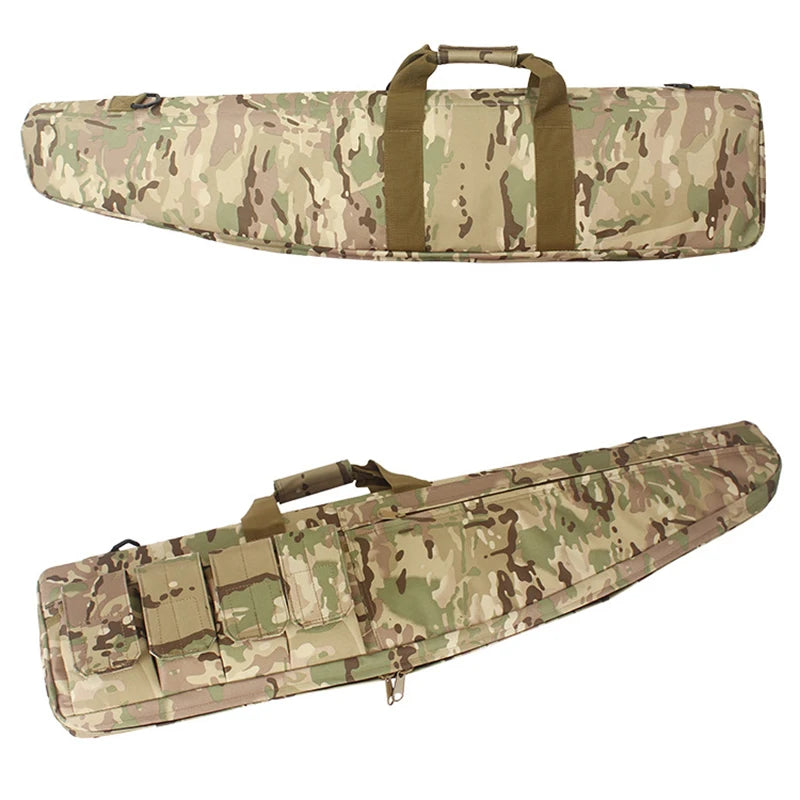 Tactical Heavy Duty Gear Long Gun Bag Hunting Holster Airsoft Accessories Molle Sniper Rifle Scope Gun Case with Pouches