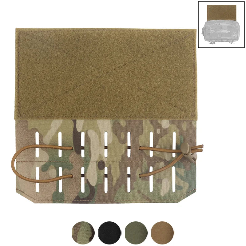 Modular Drop Panel V2 MOLLE Hook Loop Attachment Tourniquet Glove Magazine Organizer for Airsoft Hunting Chest Rig