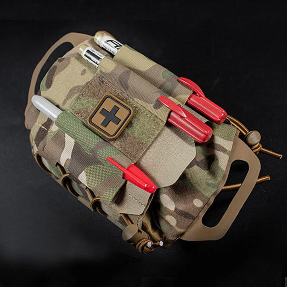 VULPO Medical Pouch IFAK Pouch Tactical Molle Pouch Outdoor First Aid Kits Bag Survival Kit Hunting Bag