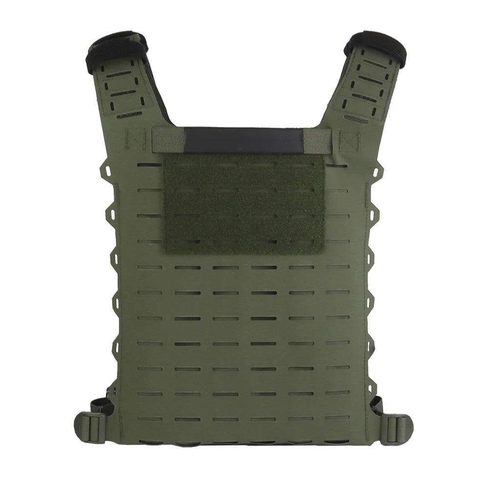 Tactical Vest V2 Adjustable MOLLE Lightweight SF Hunting Combat Plate Carrier Waist Belt Paintball Airsoft Vest Protective Gear