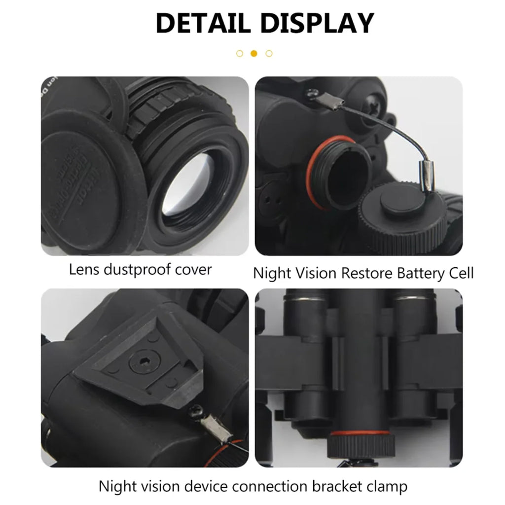 Helmet Model PVS15 Night Vision Two-Tube Night Vision Device With Battery Case Sports Helmet Accessory No Function Model