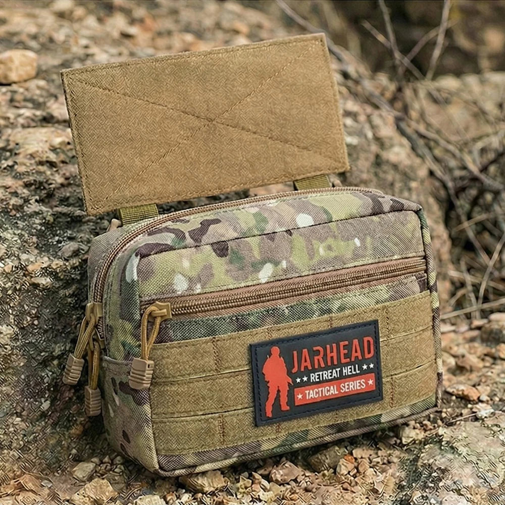 Outdoor Sports Molle Tactical EDC Pouch Dump Drop Pouche Organizer D3 Chest Rig MK3 Vest Bag Hiking Camping Hunting Accessories