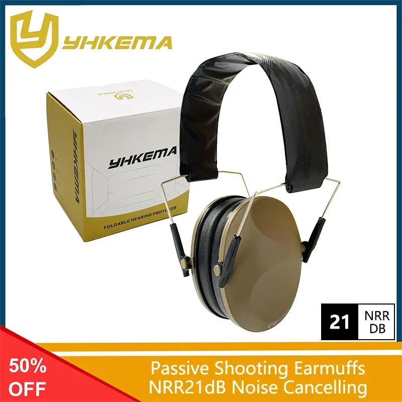 Anti-Noise Noise Canceling Tactical Shooting Headset Soft Padded Passive Earmuff for Sport Hunting Outdoor Sports