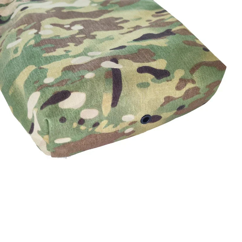 Tactical Dump Pouch Airsoft EDC Molle Foldable Pouch Gear Multicam Lower Hanging Recycling Plate Carrier Abdominal Bag