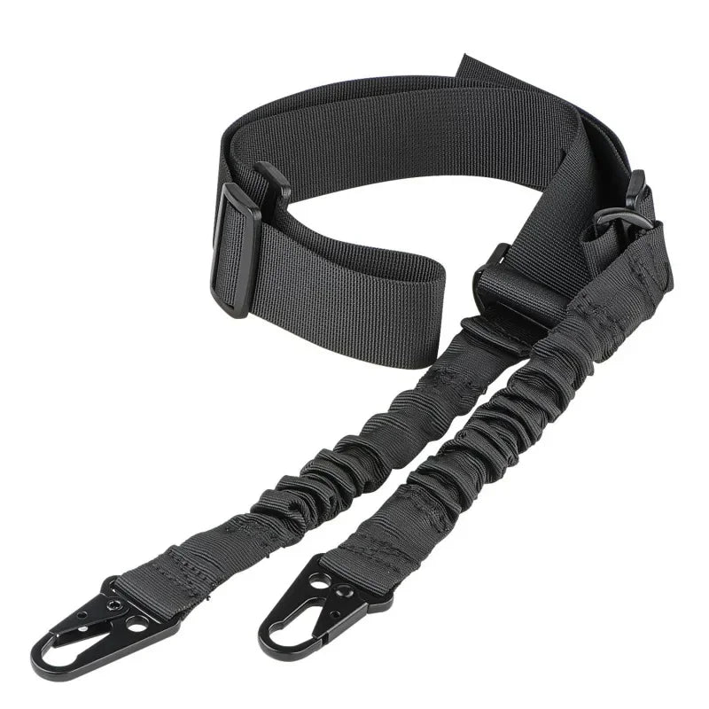 One Single Point Adjustable Bungee for Rifle Gun Sling Strap Hook Safety Belt Wild Survival Training Tactical Army Equipment