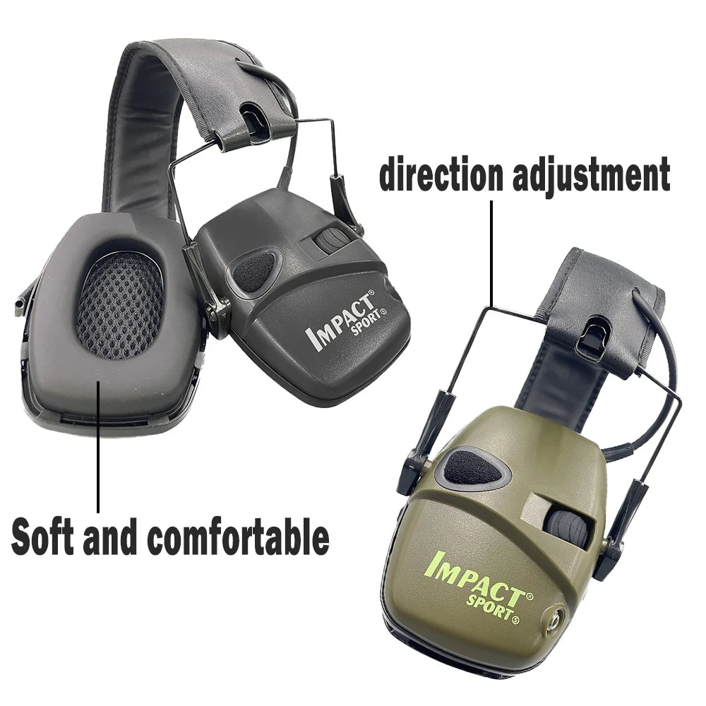 Impact Sport Tactical Electronic Outdoor Sports Anti-noise Headset Shooting Hunting Protective Headset Shooting Earmuff