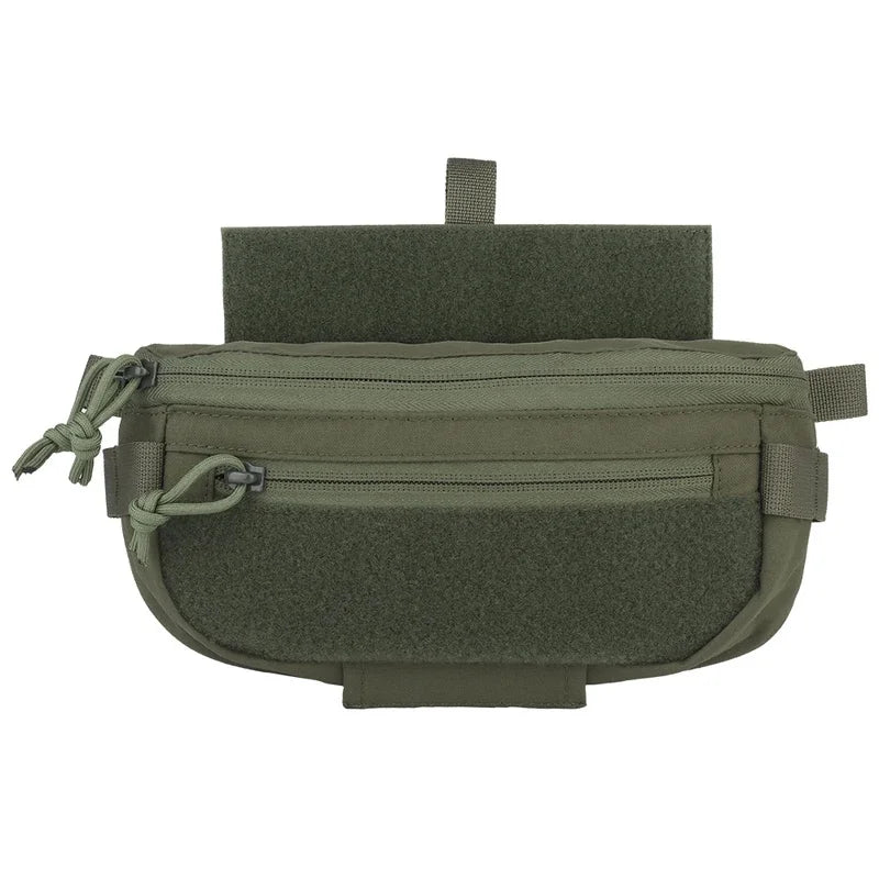 Excellent Tactical Drop Hanger Pouch  Compact Abdominal Dangler Pack Quick Release Shoulder Bag Vest Plate Carrier Airsoft Gear