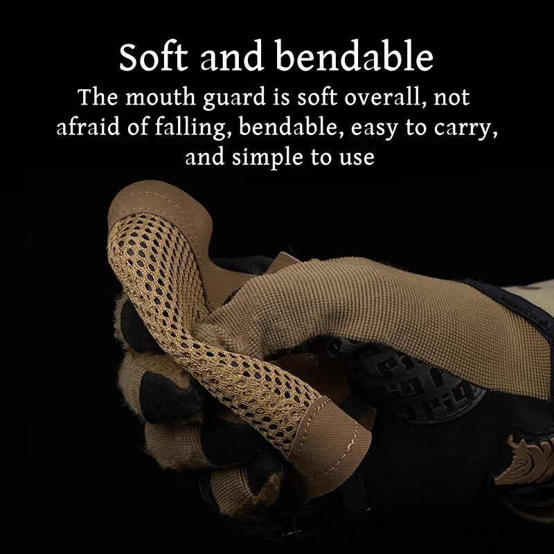 Comfortable and Breathable Sports Mask with Mouth Protection Made of Soft and Skin-Friendly Materials