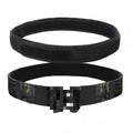 2 Inch Tactical Belt with Molle System Double Layer Metal Buckle Quick Battle Fighter Combat Belt for Military And Outdoor Use