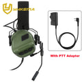 YHKEMA E70 Electronic Tactical Communication Headset with U94-PTT Cable Active Noise Canceling Earmuffs for Hunting