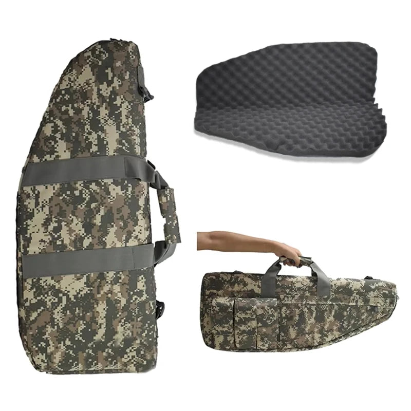 70CM Tactical Gun Bag Airsoft Shooting Bag Outdoor Hunting Wargame Shoulder Pouch With Protect Cotton