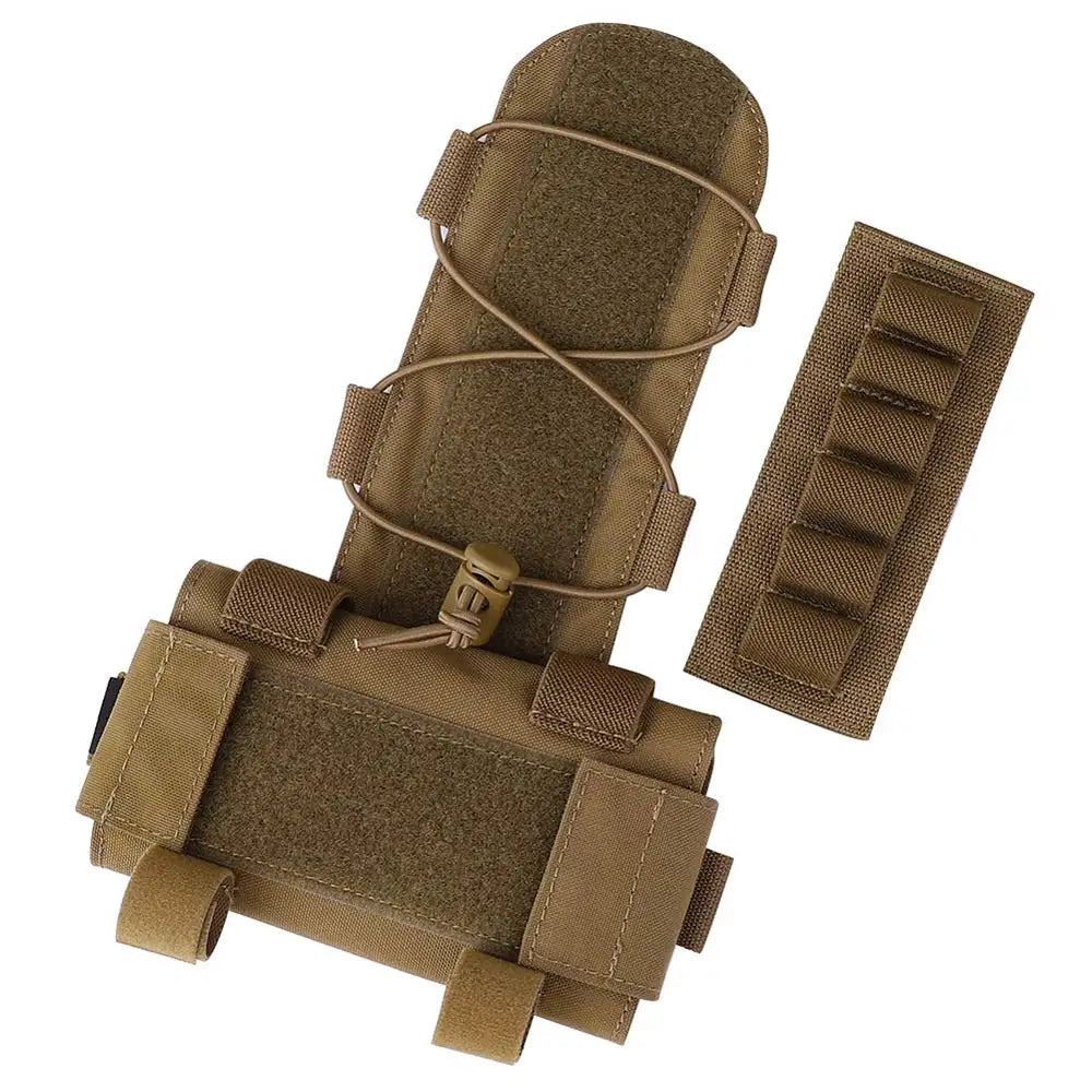 Tactical Helmet Battery Pouch Counterweight Pouch MK1 Helmet Battery Pack Balance Weight Bag with Hook Loop for Tactical Helmet