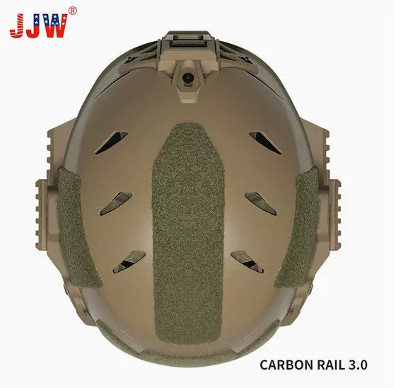 JJW-CORE Light Carbon Fiber Tactical Helmet, Team EXCEL, Rail3.0