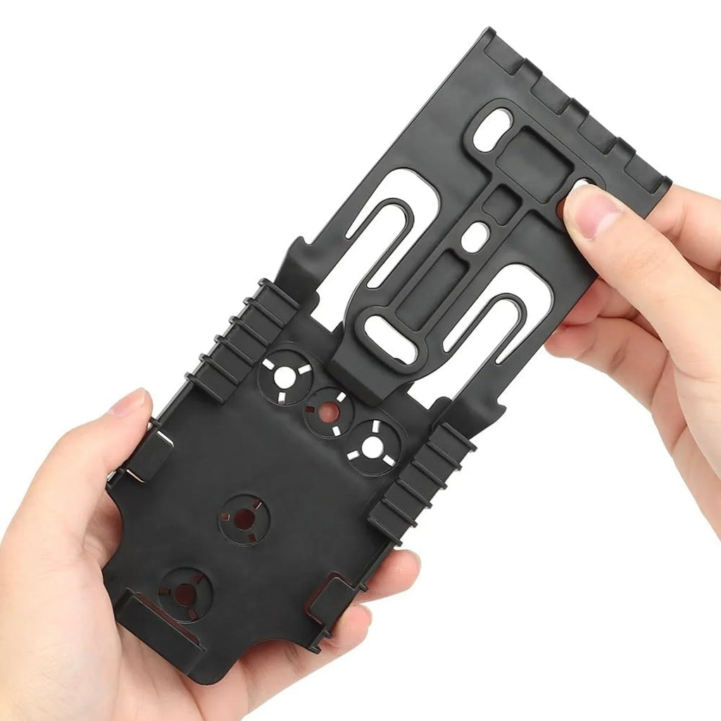 Tactical Metal Modular Pistol Holster Adapter With QLS Platform Holster Drop Leg Band Hunting Airsoft Quick Pull Draw