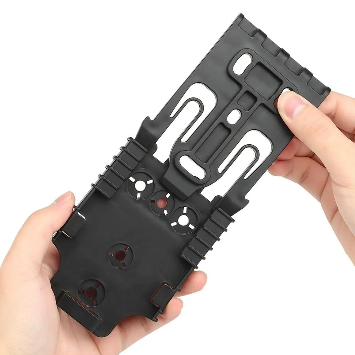 Tactical Metal Modular Pistol Holster Adapter With QLS Platform Holster Drop Leg Band Hunting Airsoft Quick Pull Draw