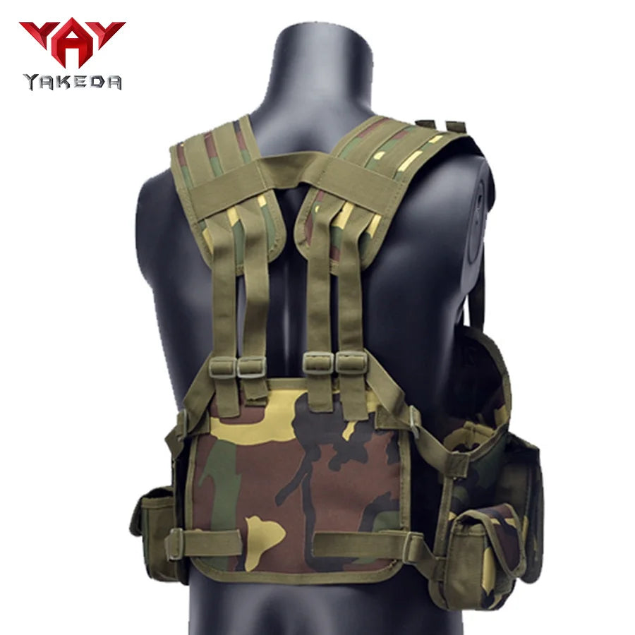 YAKEDA Multi functional Seal Training Vest Outdoor Protection Training Vest Camouflage Vest