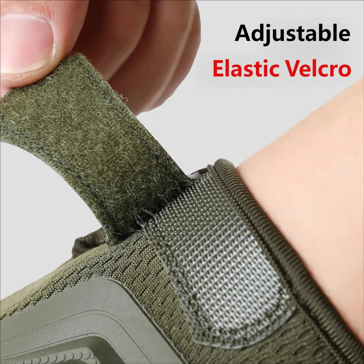 CHRLCK Men Anti-Scratch Cycling Tactics Gloves Wear-resistant Full Finger Hiking Gloves Summer Non-Slip Camping Training Gloves