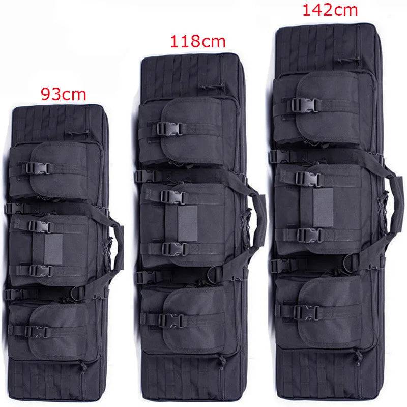 Tactical Double Rifle Gun Case Hunting Shooting Padded Shotgun Storage Backpack Pistol and Magazine Storage Bag