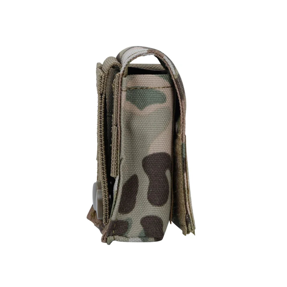 Molle Pouch Compact EDC Battery Lighter Phone Cigarette Storage Bag Lighter Slot Mini Cigar Waist Pack Hook Accessory