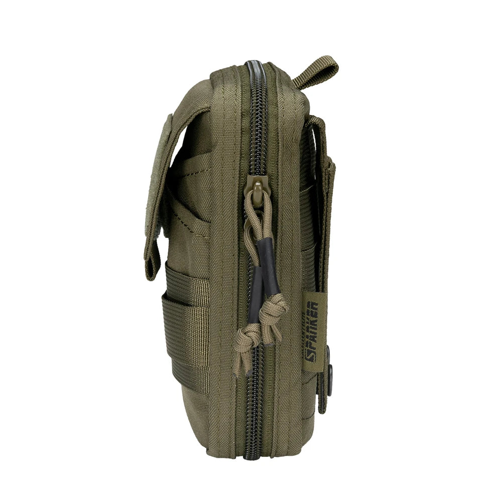 EXCELLENT ELITE SPANKER Tactical EDC Pouch Molle Tool Small Bag Outdoor Zipper Waist Pack Multifunctional Emergency Vest Pouches