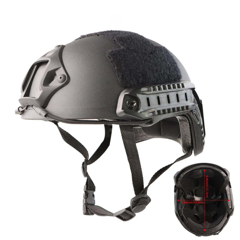 BOOIU Tactical Helmet Lightweight High Quality ABS Helmet FAST Wendy Suspension Pad Outdoor Hunting Safety Protective Equipment