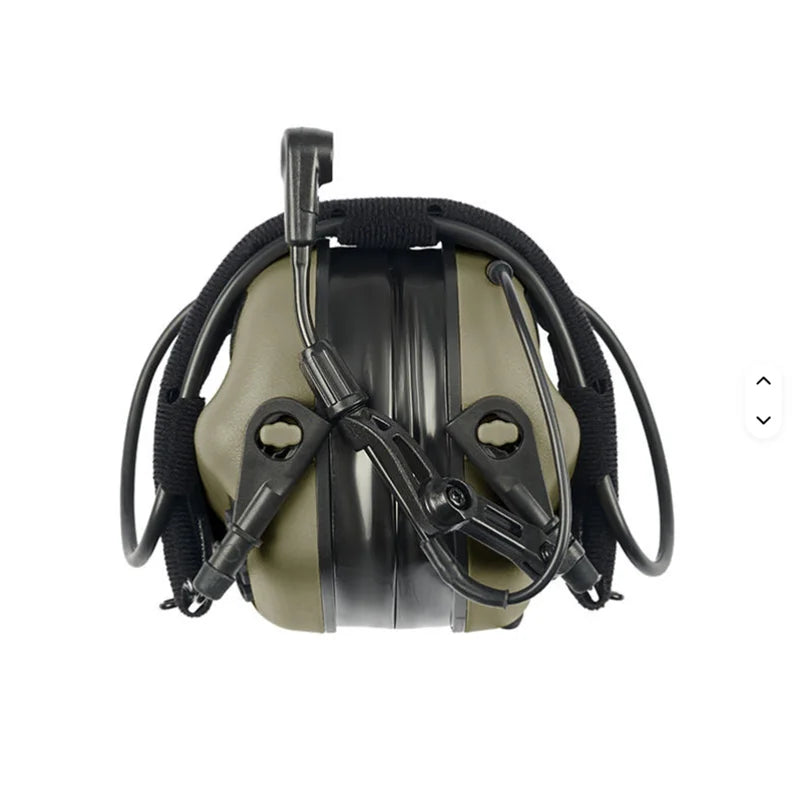 EARMOR M32 PLUS Outdoor Tactical Headset - Electronic Helmet Headphones with FAST Helmet ARC Rail Adapter for Hunting & Shooting