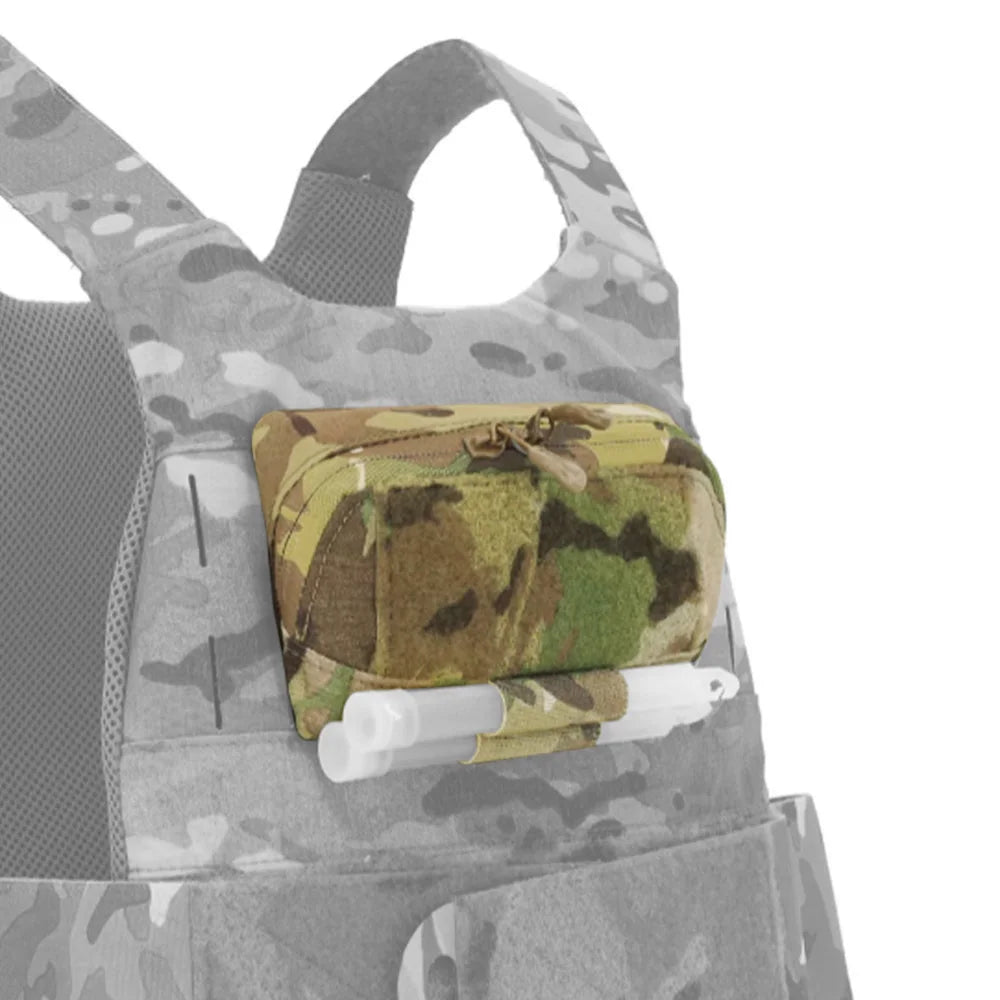 VULPO Tactical FCPC Vest MOLLE Adapt Admin Panel Pouch Chest Expansion Sub Bag Utility Map Pouch For Hunting Airsoft Vest