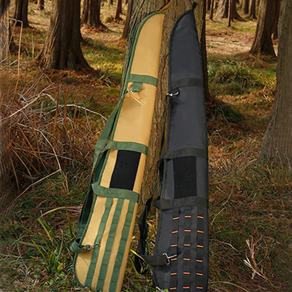 Tactical Rifle Bag 130cm Weapons Transport Case Shotgun Bag Molle Hunting Gun Carrier Pouch Soft Padded Case with Shoulder Strap