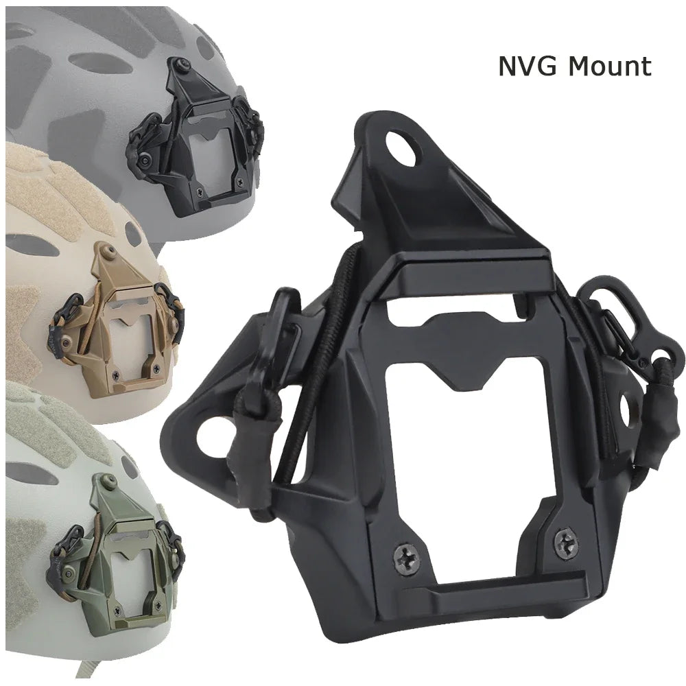 Tactical Night Vision NVG Mount Shroud High Cut FAST Helmet NVG Shroud for MICH AF OPS-Core M-LO K Hunting Fast Helmets