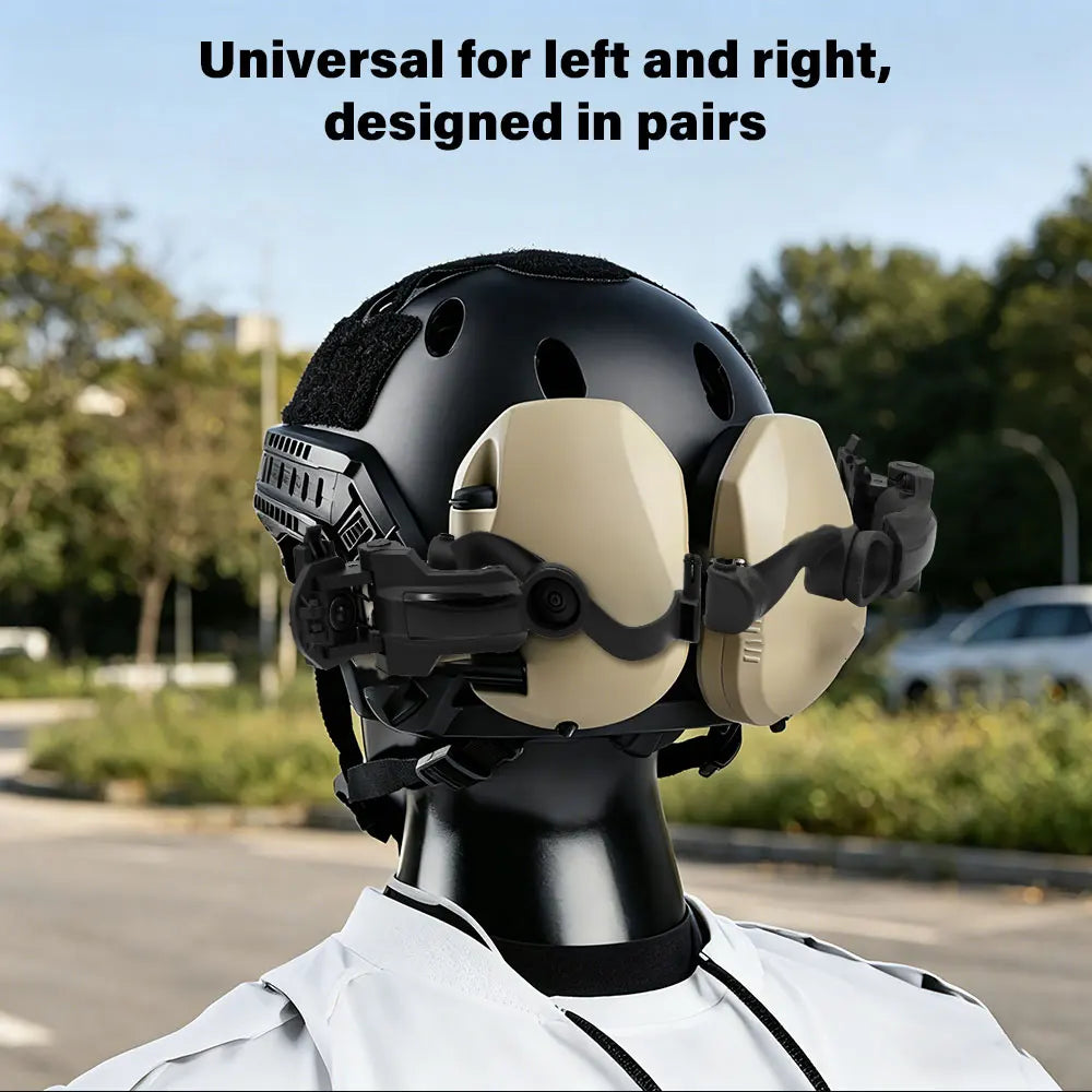 Tactical Headset Holder Fast Helmet Rail Mount Adapter Multi-Angle Rotation Pickup Headphone Bracket OPS CORE ARC/Wendy