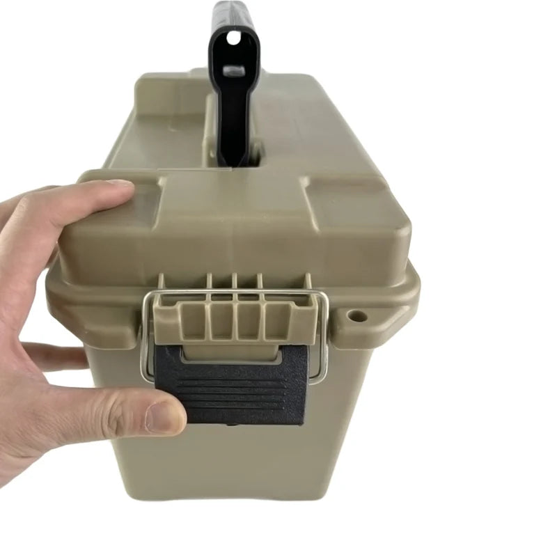 Tactics Ammo Box Plastic Bullet Box Outdoor Weapons Safe Storage Transport Safety Ammo Box Hunting Shooting Accessories