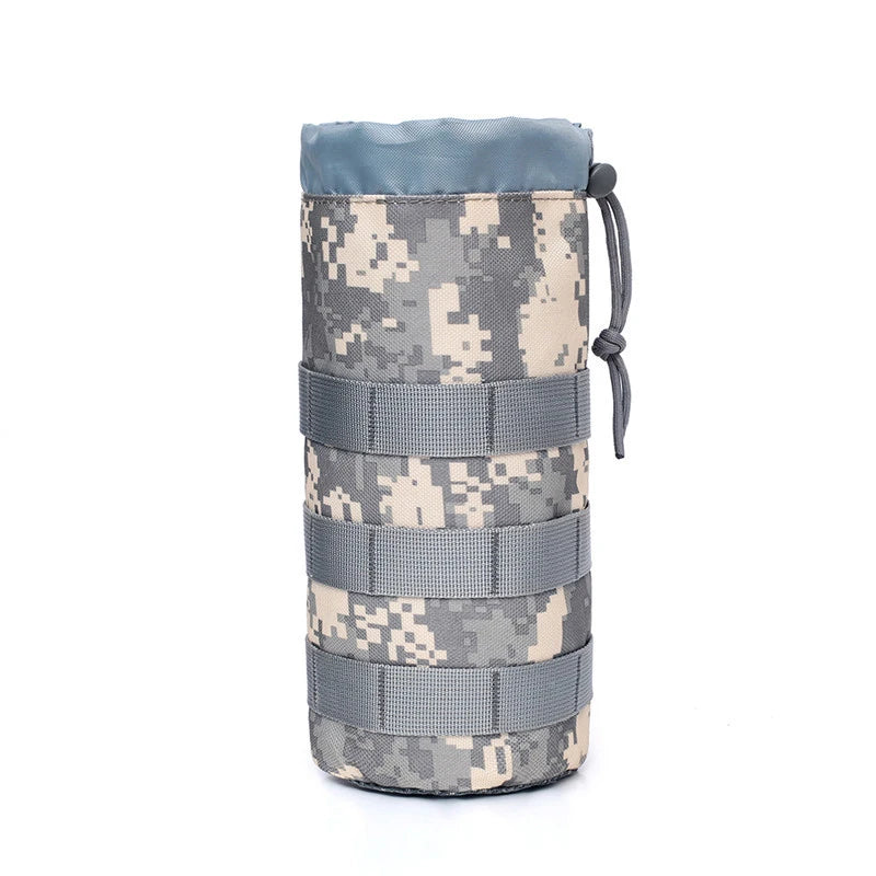 Molle Water Bottle Bag Pouch Holder Outdoor Travel Camping Hiking Cycling Fishing Hunting Water Bottle Kettle Carrier