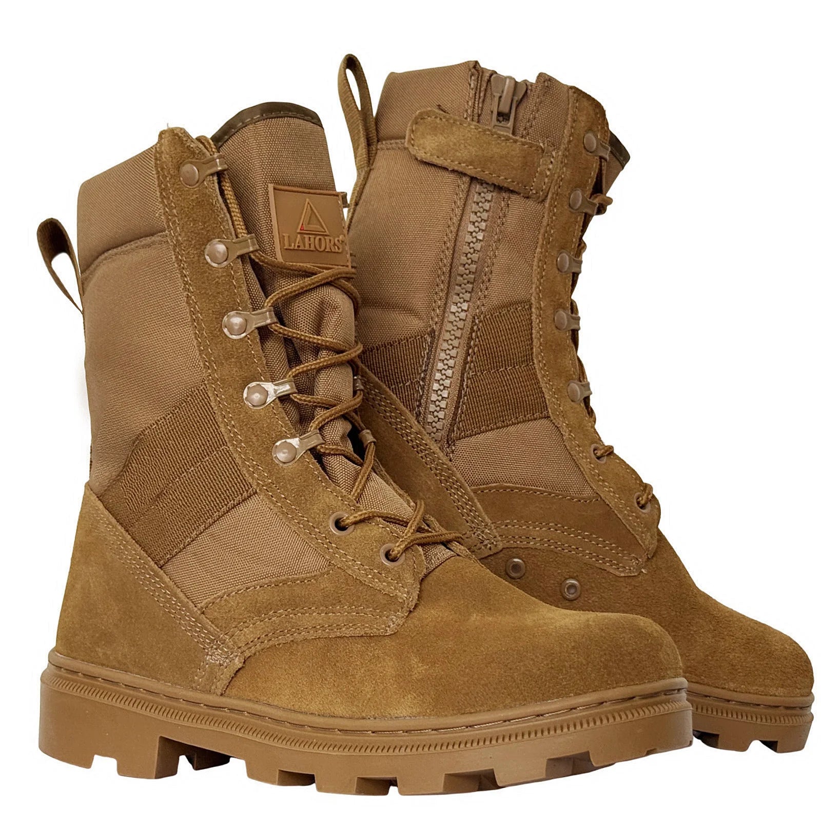 LAHORS® Original Man Tactical Boots With Zip Combat Training Lace Up Waterproof Outdoor Hiking Breathable Shoes